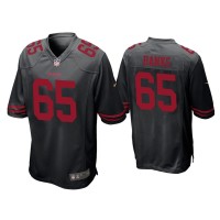 Men San Francisco 49ers #65 Aaron Banks Black Game Jersey