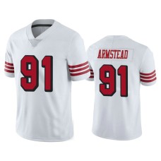 Men San Francisco 49ers #91 Nike Arik Armstead Men White Color Rush Limited Jersey Men San Francisco 49ers #91 Nike Arik Armstead Men White Color Rush Limited Jersey