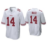 Men San Francisco 49ers #14 Austin Mack White Game Jersey Men San Francisco 49ers #14 Austin Mack White Game Jersey
