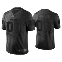 Men San Francisco 49ers #00 MVP Limited 49ers Custom Black Jersey