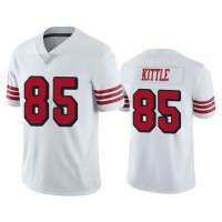 Men San Francisco 49ers #85 Nike George Kittle White Color Rush Limited Jersey