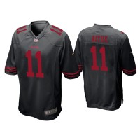 Men San Francisco 49ers #11 Brandon Aiyuk Black 2020 Draft Game Jersey