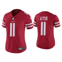 Men San Francisco 49ers #11 Brandon Aiyuk Scarlet 2020 Draft Vapor Limited Jersey