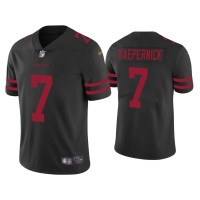 Men San Francisco 49ers #7 Vapor Limited Colin Kaepernick 49ers Black Jersey