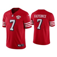 Men San Francisco 49ers #7 Colin Kaepernick Vapor Limited Scarlet Jersey