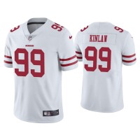 Men San Francisco 49ers #99 Javon Kinlaw White 2020 Draft Vapor Limited Jersey