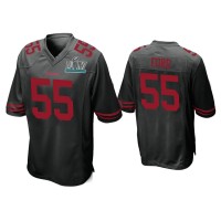 Men San Francisco 49ers #55 Dee Ford Super Bowl LIV Black Game Jersey Men San Francisco 49ers #55 Dee Ford Super Bowl LIV Black Game Jersey