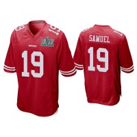 Men San Francisco 49ers #19 Deebo Samuel Super Bowl LIV Scarlet Game Jersey Men San Francisco 49ers #19 Deebo Samuel Super Bowl LIV Scarlet Game Jersey