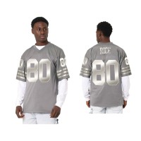 Men San Francisco 49ers #80 Jerry Rice Charcoal Throwback Metal Works Jersey Men San Francisco 49ers #80 Jerry Rice Charcoal Throwback Metal Works Jersey