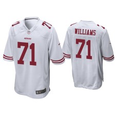 Men San Francisco 49ers #71 Trent Williams White Game Jersey